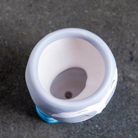 Pot "Sweet Raccoon" Blue, 6x11cm-5