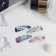 Invisible hair "Camilla", set 12 pcs., Flowers, 3 cm, mix