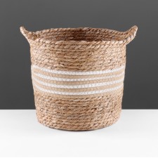 Storage basket with handles 