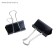 A set of paper clamps, 51 mm, 12 pieces, black