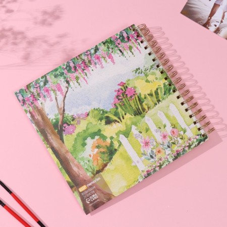 Photo album on spirals 20 sheets "Grandmother" Volumetric element + 4 tabs 24x24 cm-8