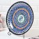 Largan Rishtan ceramics "Patterns", 32 cm, blue