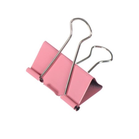Papers clamps 51 mm, 12 pieces, Devente, metal, mix x 4 colors, cardboard box-2