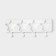 Form for ice cream shares "Star", silicone, 28.5 × 10.5 × 2 cm, 4 cells, white color