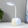 Table lamp "Snail" LED 1 mode 4.2W USB blue 8.5x13x29 cm Risalux