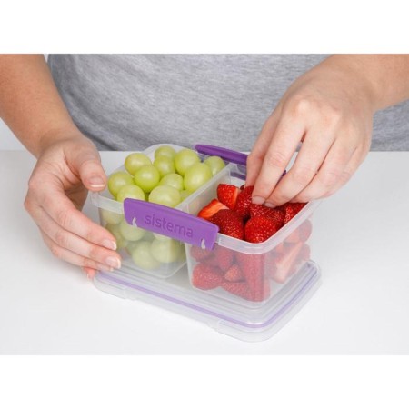 Rectangular two -section container, 835 ml-11