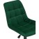 Computer chair Chester Metal/velor, black/green 49x60x84 cm