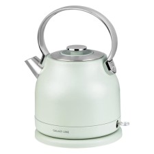Чайник электрический Galaxy LINE GL 0333, нерж.сталь, 1.5 л, 2200 Вт, светло-зелёный
