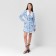 Women's dress with collar Mist p. 44, blue