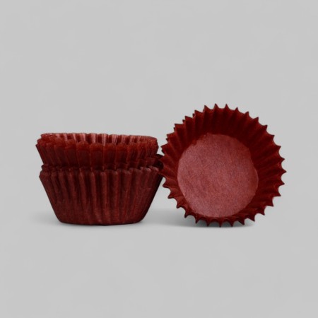 Tartlet, brown, 4 x 2.1 cm
