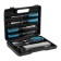 A set of tundra chisels, 2k handles, 45 steel, 6 - 38 mm, with a set for sharpening, case, 6 pcs. 960445