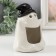 Ceramics "White Ghost in the cap" 13x10x9 cm