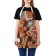 Apron of a kitchen with a photographic appendix "Festive gingerbread", adjustable, size OS