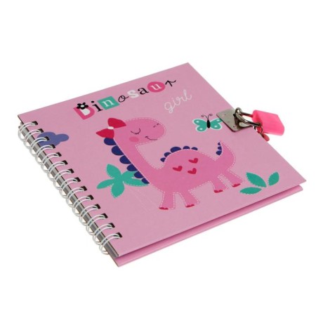 Notebook Gift A6+, 45 sheets, on the castle, on the crest, line, "Dino", mix-2