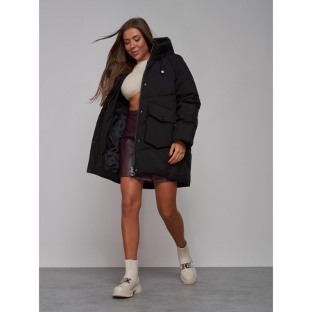 Women's jacket, size 50, black color-18