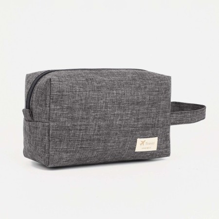 Lightning cosmetic bag, gray color