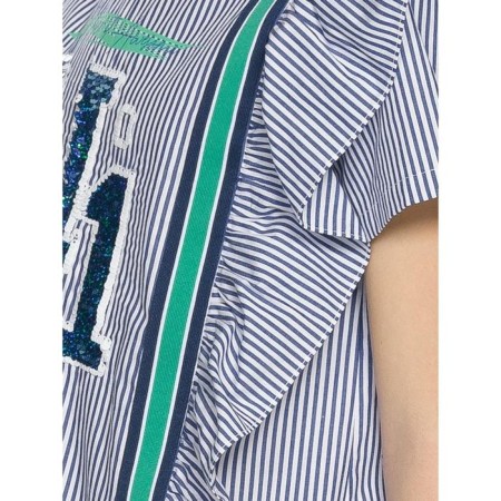 Dress for girls, height 134 cm, white color-5