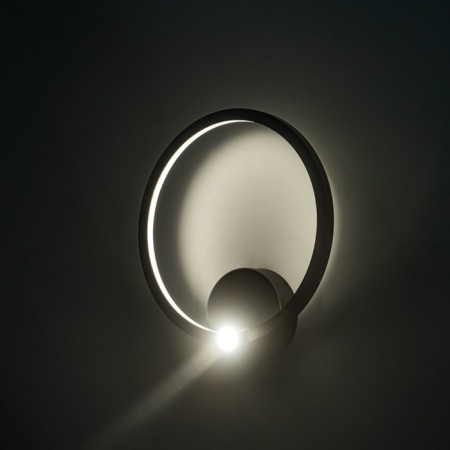 Wall lamp Arte Lamp Errai A2195AP-1BK, LED, 15 W, 8x32 cm, 750 lm, black-2