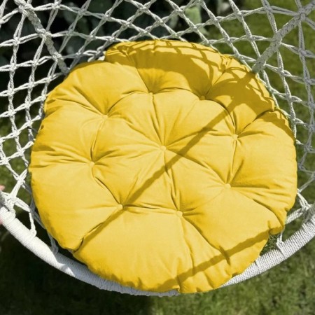 Billy swing pillow, diameter 60 cm, yellow color-2