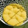 Billy swing pillow, diameter 60 cm, yellow color