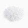 Outlet. Bant for hair on elastic band, white, 11 cm, kitty Marie