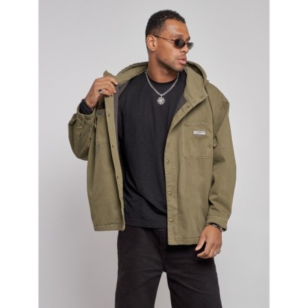 Jeaning jacket men's, size 52, khaki color-6