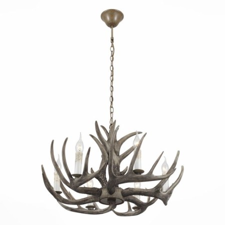 Suspended chandelier ST LUCE. SL154.703.06. Corna. 6x40 watts, E14, 65x65x37 cm, color gray color-2