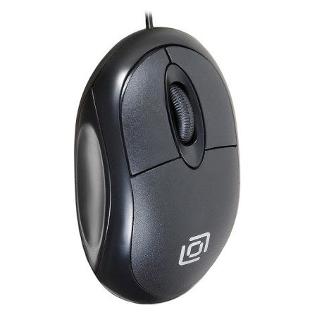 Mouse oller 105s black optical (800DPI) USB for a laptop (3but)-4