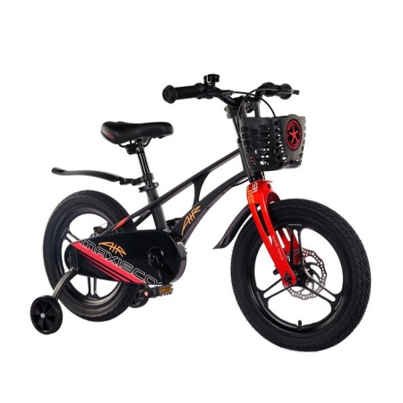 Bicycle 16 ’’ maxiscoo Air Pro, black matte color-1