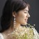 Earrings with pearls "ball", beads for lowering, white color in silver