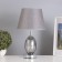 Table lamp "Isolda" 1x40W E27 Smoky 22.5x22.5x38cm