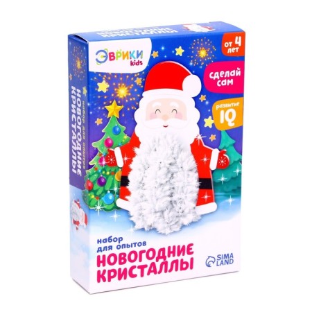 Set for growing the crystal “Experiments. Wonderful crystals ", Santa Claus-3