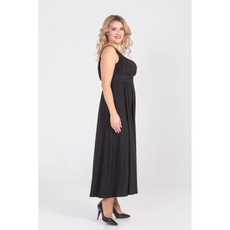 Female dress, size 54, black color-4