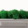 Kashpo concrete mini "Retro radio" with moss lightly gray 8x4x4.5cm (moss green stabilizer.)