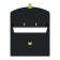 A4 portfolio folder, 700 μm, 1 department, calligrata, black with Salatov