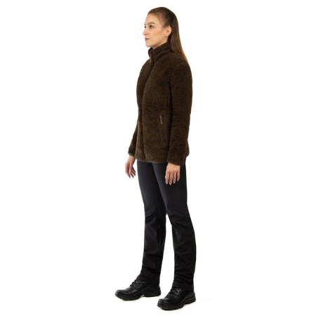 Women's sweatshirt Pride Manchester, fleece, brown, rr 40-42 Height 170-176-3
