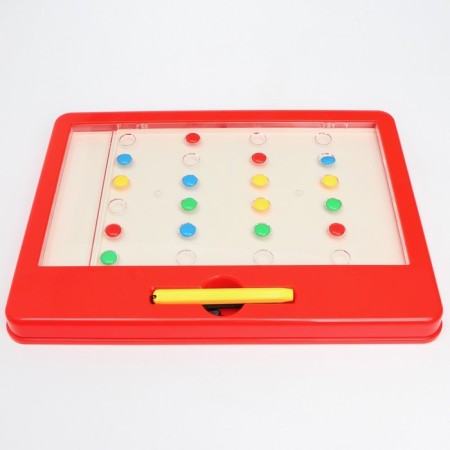 Magnetic tablet training, with cards, 20 cards, blue tractor-3