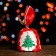 Polyethylene gift package with ears "Christmas tree", 13 x 22 cm