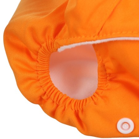 Reusable diaper, orange color-8