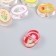 Busina Plastic "Summer breeze. Tulip in oval" Gloss Mix 2.2x1.5x0.8 cm