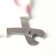 Middle scissors are medium with an emphasis for a finger, white with pink
