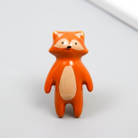 Handle for the casket ceramics, metal "raccoon" 6.3x3.5 cm