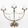 Climber Metal "Duke", 3 candles, 44 x 14 x 24 cm