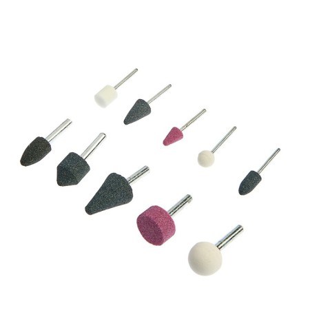 Set of grinding stones TOP TOOLS 60H006, 10 pcs