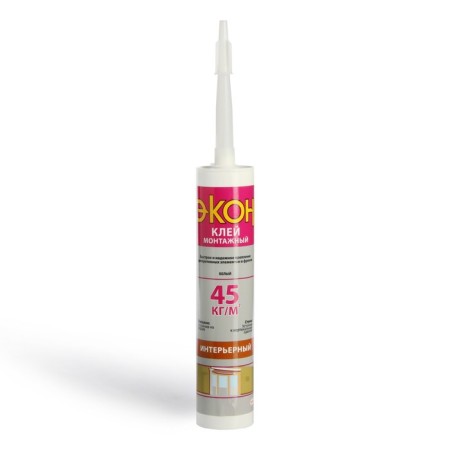 Liquid nails ECON, interior, white, 400 g-2