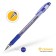 Gel pen Crown Hjr-500rnb, blue ink, node 0.7 mm, rubber emphasis