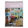 Sketchbook 21x29cm for pastel, 30 sheets, hard cover, density 130 gr, mix