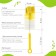 A set of brushes for caring for children's bottles, 6 items, color mix
