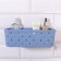 Organizer for storage, hinged, 1 section, with adhesive hooks, 21.5 × 11.5 × 7.5 cm, color mix