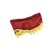 Lambraquen windshield with SkyWay curtains, 140cm/46x60cm, red